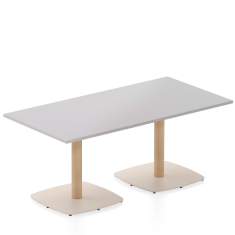 Bistrotisch Holz Cafeteria Tisch Konferenztisch rechteckig Kusch+Co Embla Tisch