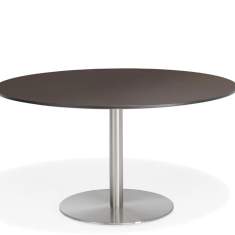 klassischer Säulentisch Bistrotisch Kusch+Co 
runde Tischplatte