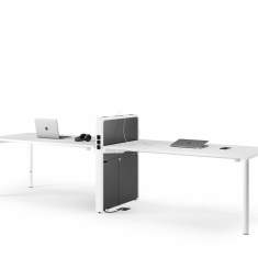 Eckschreibtisch weiß Schreibtisch Büromöbel Schreibtische Büro Assmann Büromöbel, Rondana Schreibtischsystem