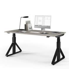 Höhenverstellbarer Schreibtisch elektrisch ergonomische Schreibtische Büro Assmann Büromöbel Tensos