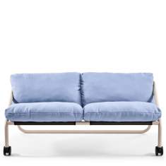 Mobiles Sofa blau Lounge Sofa mit Rollen Sedus se:lab sofa