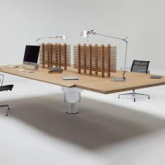 Großer Schreibtisch Design Holz Schreibtische Design Büromöbel Unifor, Teamer