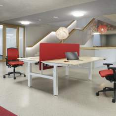 Sitag Bürostuhl rot Bürodrehstuhl Design Drehstühle Büro SITAG Reality 2.0