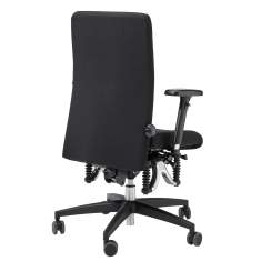 Ergonomischer Bürostuhl schwarz Schreibtischstuhl ergonomisch Drehstuhl Büro Drehstühle Haider BIOSWING 350/360 iQ