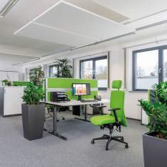 Ergonomischer Bürostuhl grün Schreibtischstuhl ergonomisch Drehstuhl Büro Drehstühle Haider BIOSWING 350/360 iQ