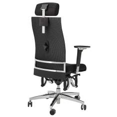 Ergonomischer Bürostuhl schwarz Schreibtischstuhl ergonomisch Drehgstuhl Büro Drehstühle Haider BIOSWING 660/670 Netz