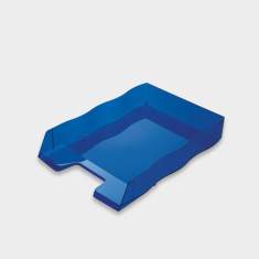 Briefablage blau Briefablagen stapelbar styro, styrofile