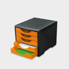 Schubladenbox orange styro, styrogreenbox